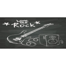 Love Rock Music Sketch Mug