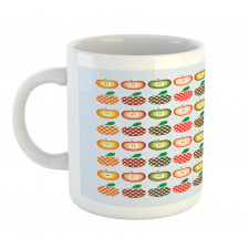 Retro Polka Dots Colorful Mug