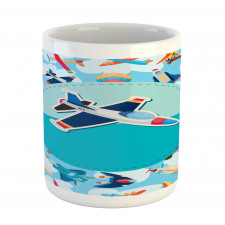 Airplane Composition Mug