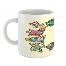 Friendly Robots Toys Mug