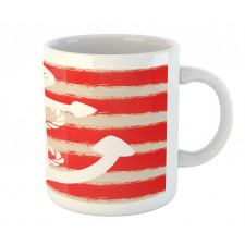 Rope Stripes Nautical Mug