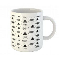 Xmas Pine Trees Holiday Mug