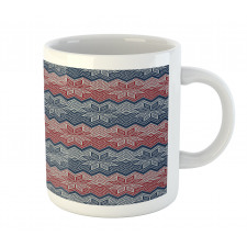 Traditional Floral Retro Mug