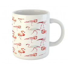 Exotic Birds Pattern Mug