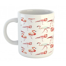 Exotic Birds Pattern Mug