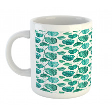 Rainforest Jungle Leaf Mug