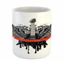 Gothic Guitar Wings Mug