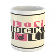 Retro Slogan Grunge Mug