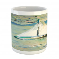 Monet Sailing Boat Mug