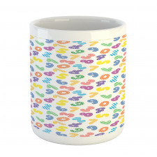 Dots and Lines Math Mug