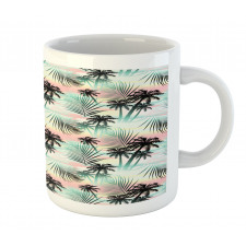 Summer Palm Trees Fern Mug