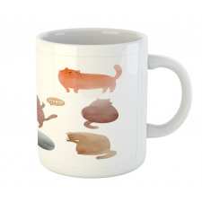 Watercolor Kitties Pet Mug