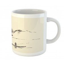 Pagoda Fisherman Mug