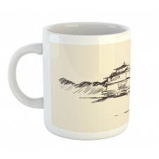 Pagoda Fisherman Mug