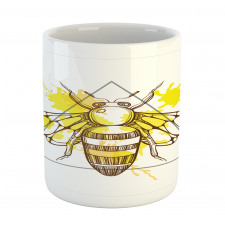 Color Splashed Bee Mug