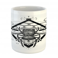 Beehive Pattern Bug Mug