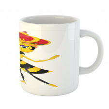 Cartoon Style Bee Mug