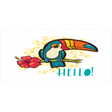 Toucan Bird with Hibiscus Mug