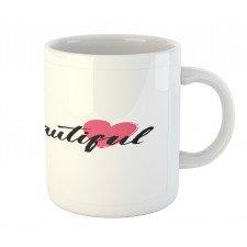 Pink Heart for Loved Ones Mug