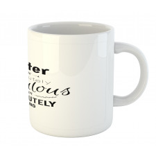 Lettering Pattern Mug