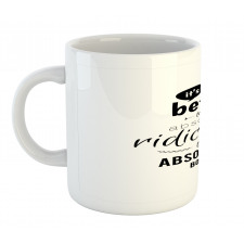 Lettering Pattern Mug