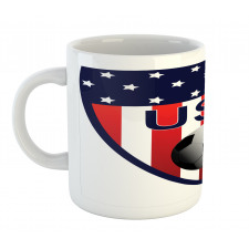 Stars and Vertical Stripes Mug