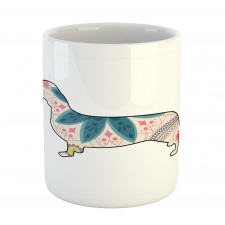 Floral Puppy Mug