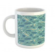 Aquarelle Floral Motif Mug