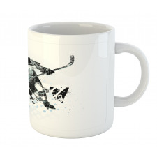 Grunge Player Sketch Mug