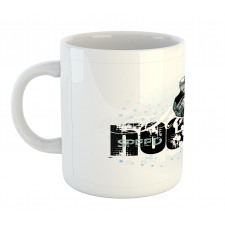 Grunge Player Sketch Mug