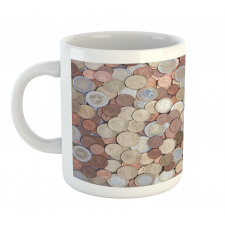 Euros and Cent Coins Mug