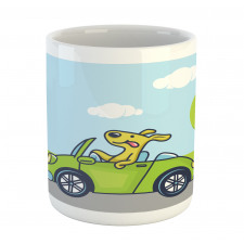 Puppy on the Road Mug