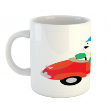 Puppy Driving Cap Mug