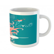 Arctic Whale and Bird Mug