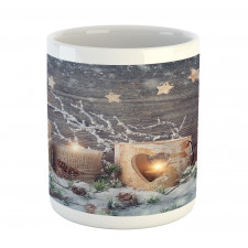 Candle Winter Holiday Mug