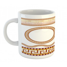 Fret Borders Circles Mug