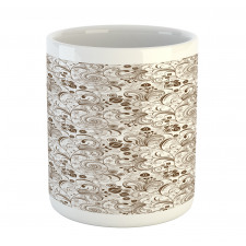 Classic Floral Motifs Mug