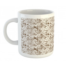 Classic Floral Motifs Mug