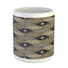 Old Fashioned Batik Pattern Mug