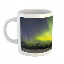 Aurora Borealis Forest Mug