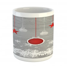 Stars Baubles Snow Mug