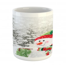 Snowy Woodland Holiday Mug