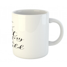 Hand Lettering Words Mug