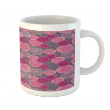 Lace Swirled Circle Mug