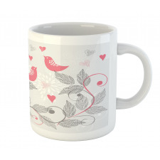 Retro Love Birds Mug