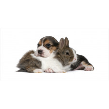 Rabbit Puppy Pet Friends Mug