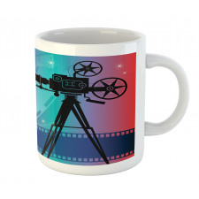 Movie Reel Vintage Motif Mug