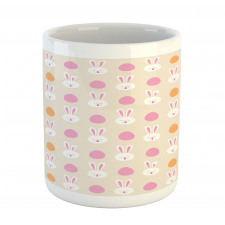 Bunny Faces and Eggs Mug