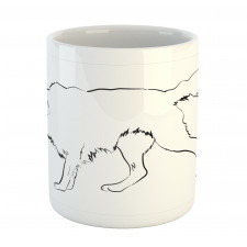 Thoroughbred Furry Mug