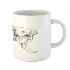 Young Dog Art Mug